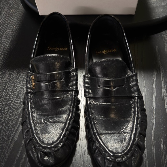 Saint Laurent Le Loafer Supple Eel Size 38 - Picture 7 of 9